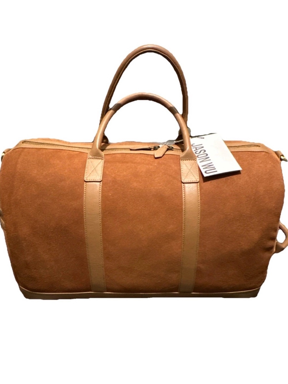 Jason Wu Caramel Suede Duffel Bag